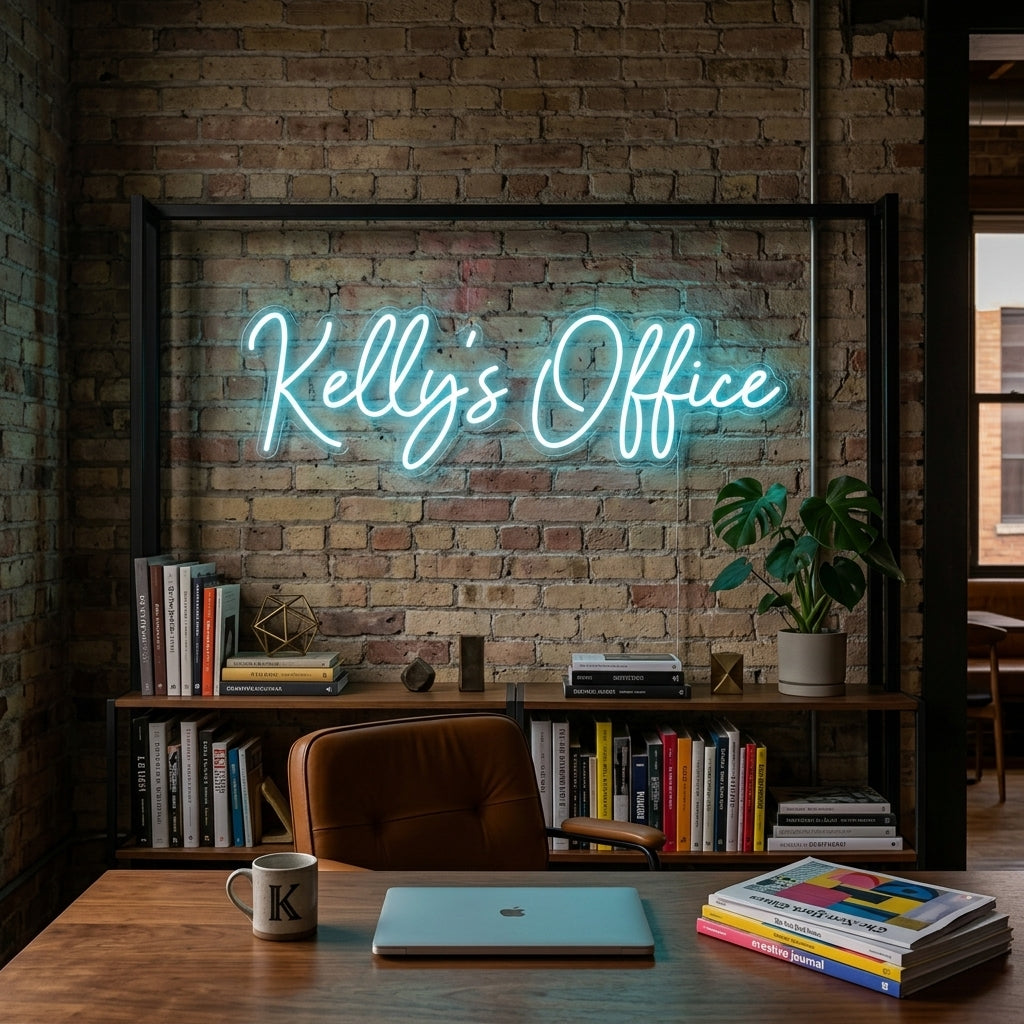 Custom Neon: Kelly's Office