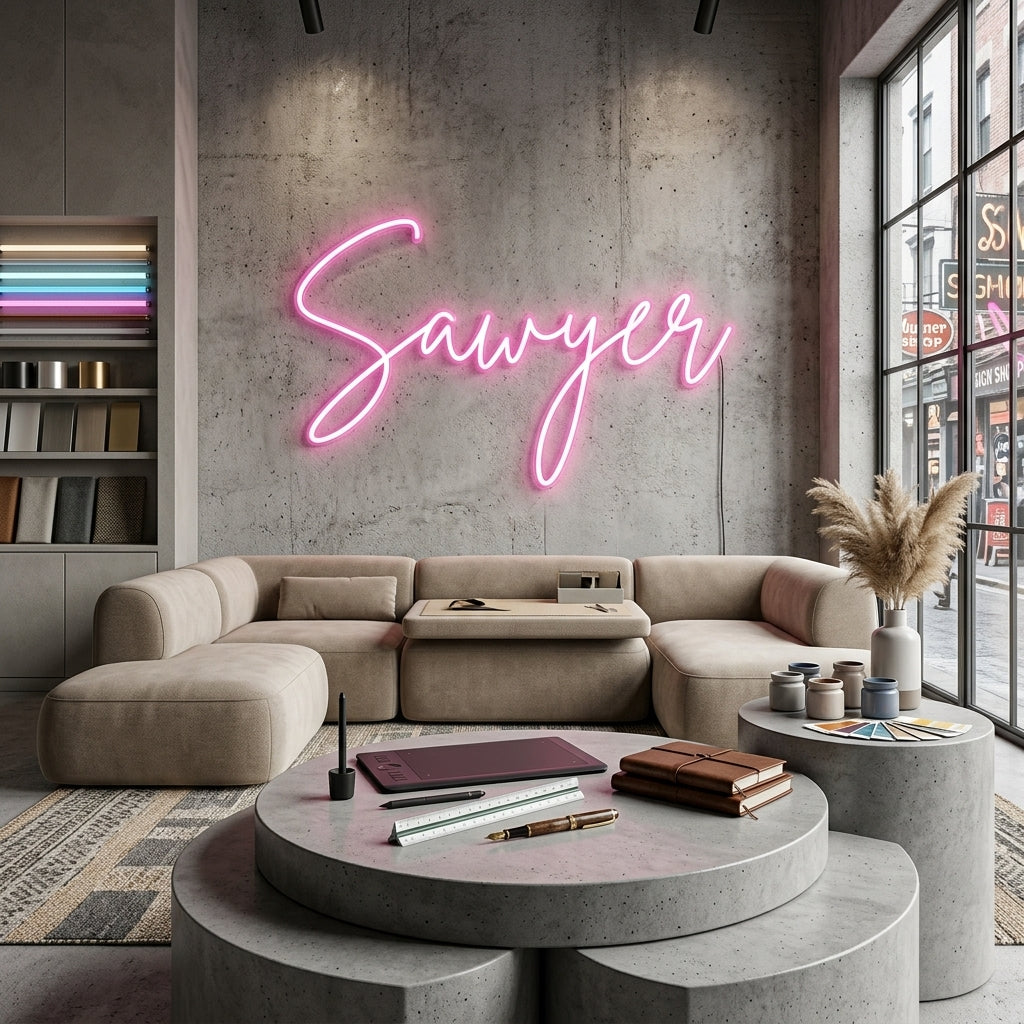 Custom Neon: Sawyer
