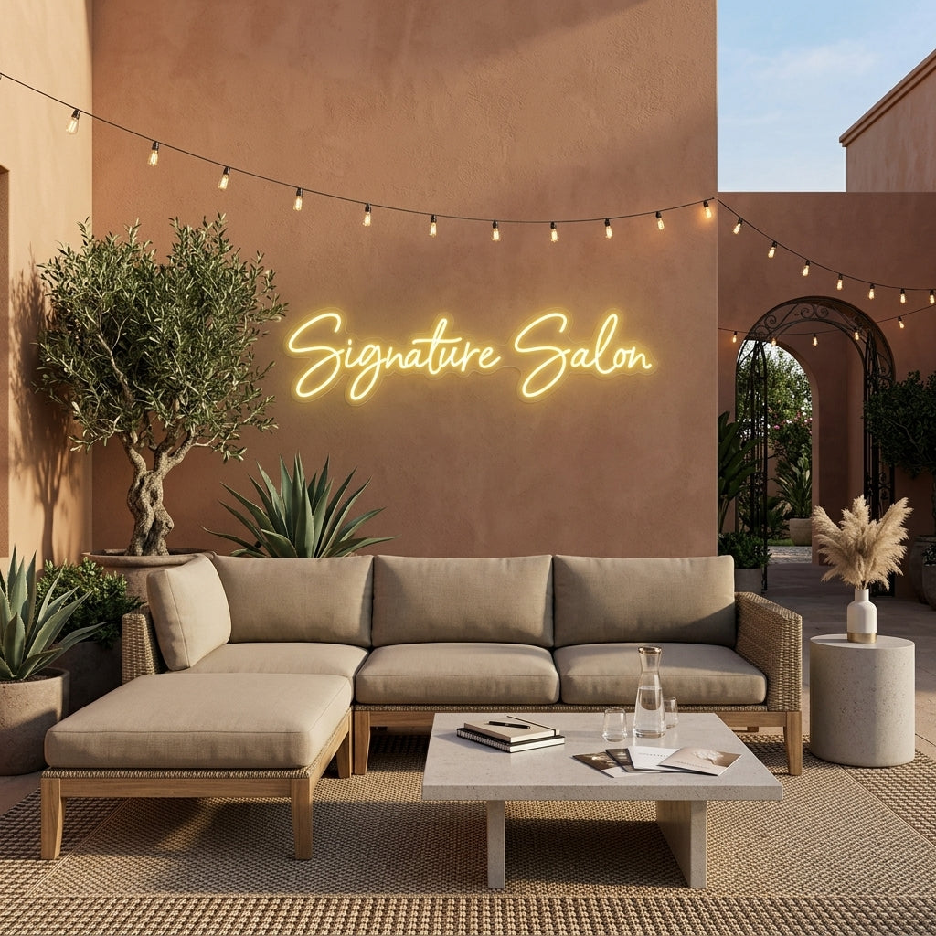 Custom Neon: Signature Salon
