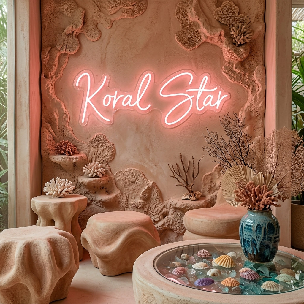 Custom Neon: Koral Star