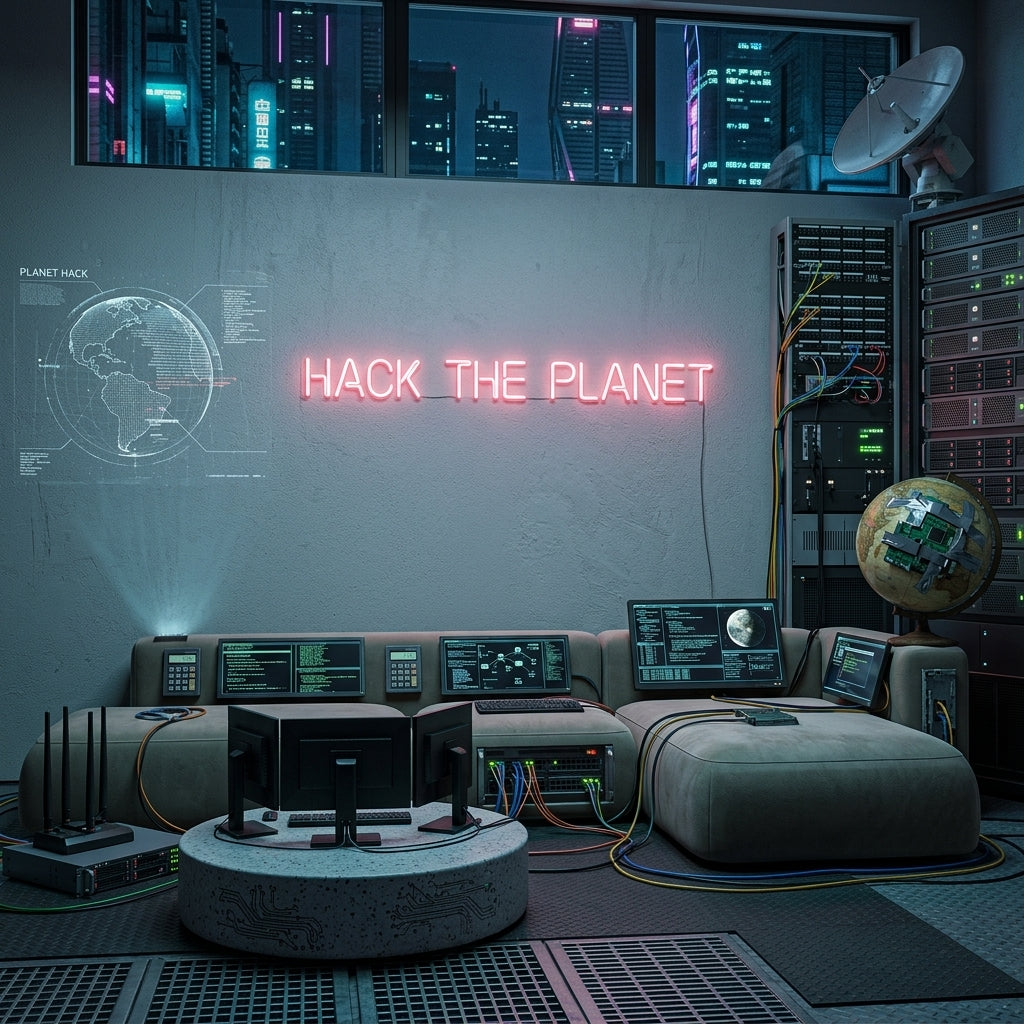 Custom Neon: Hack The Planet
