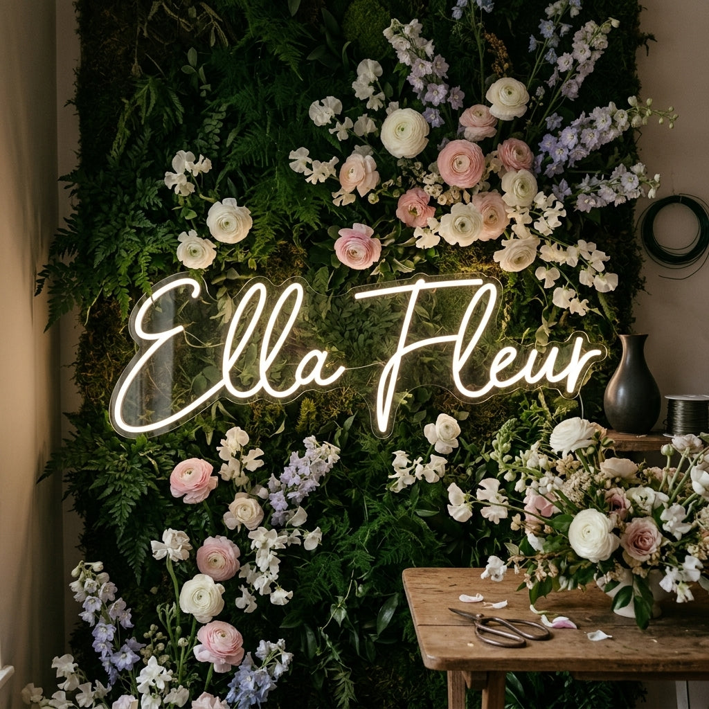 Custom Neon: Ella Fleur
