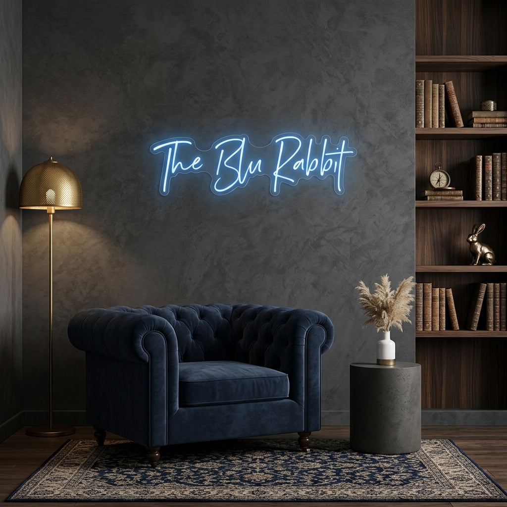 Custom Neon: The Blu Rabbit