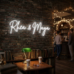Custom Neon: Rhea & Maya