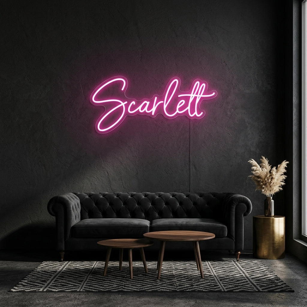 Custom Neon: Scarlett