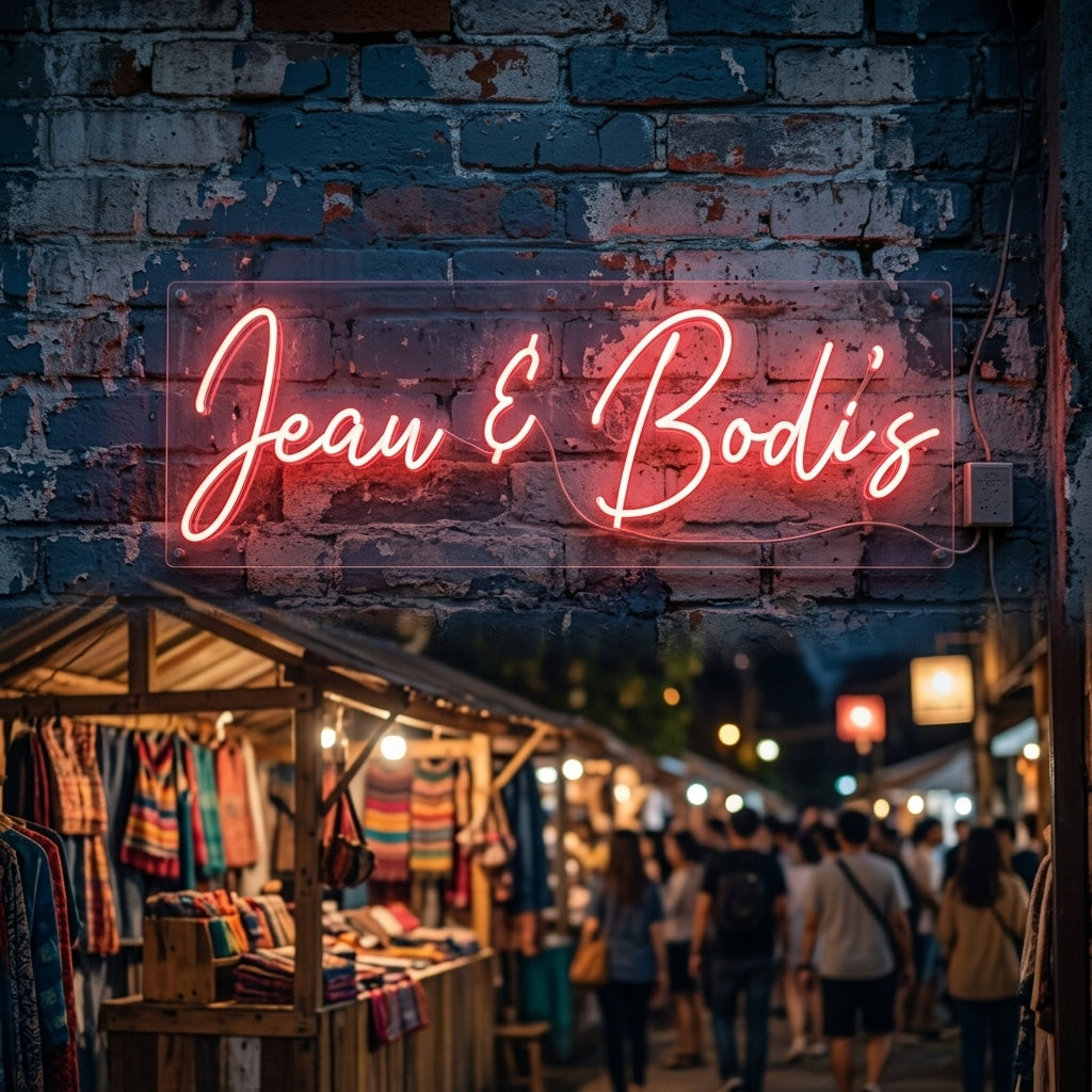 Custom Neon: Jeau & Bodi’s