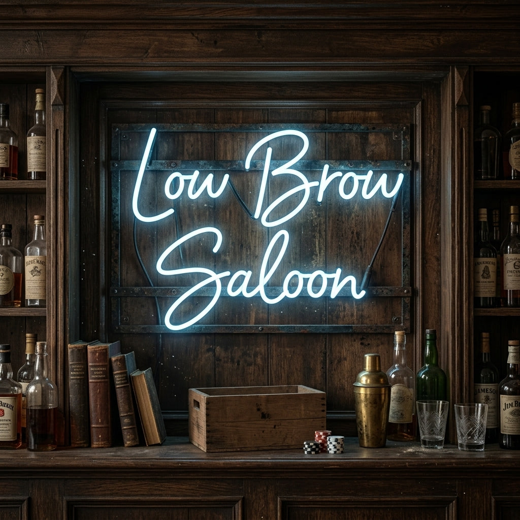 Custom Neon: Low Brow Saloon