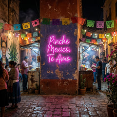 Custom Neon: Pinche Mexico...