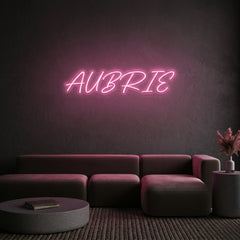 Custom Neon: AUBRIE