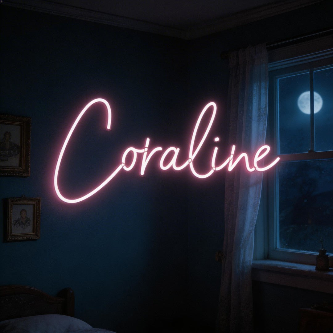 Custom Neon: Coraline