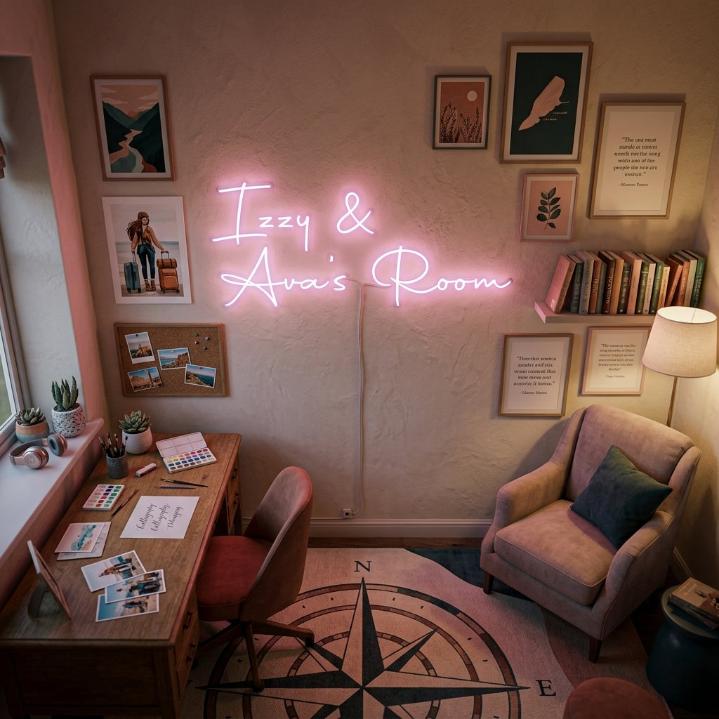 Custom Neon: Izzy & Ava’...