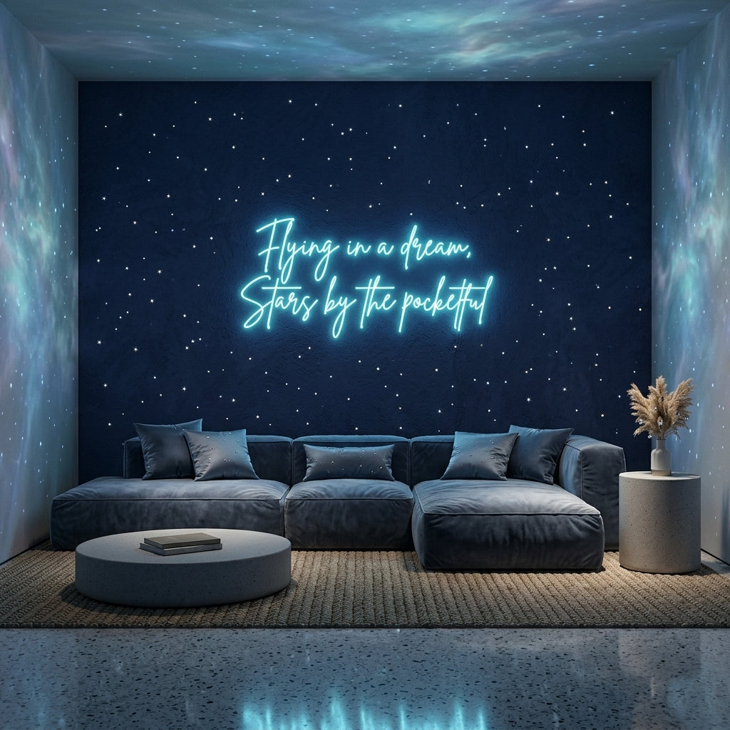 Custom Neon: Flying in a d...