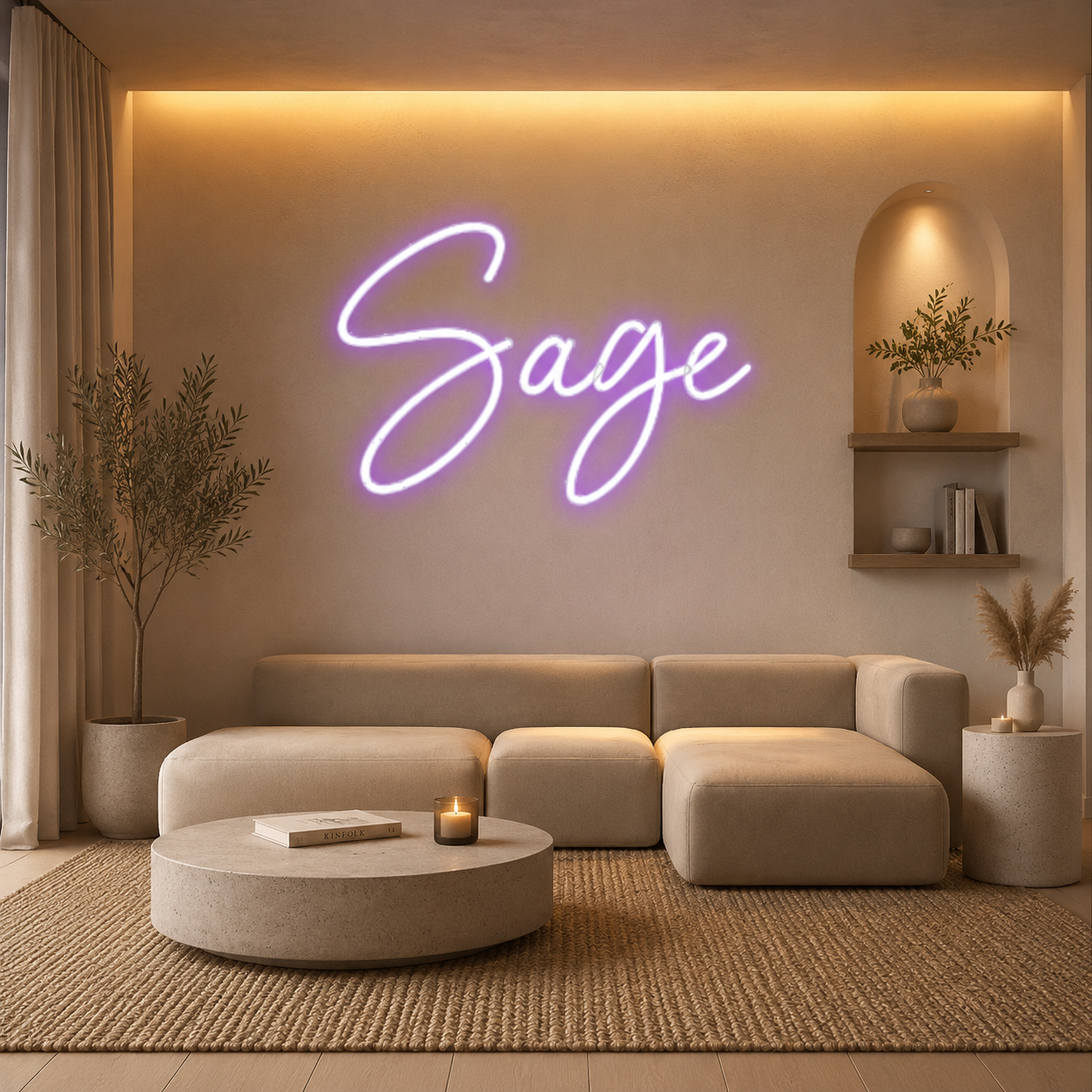 Custom Neon: Sage