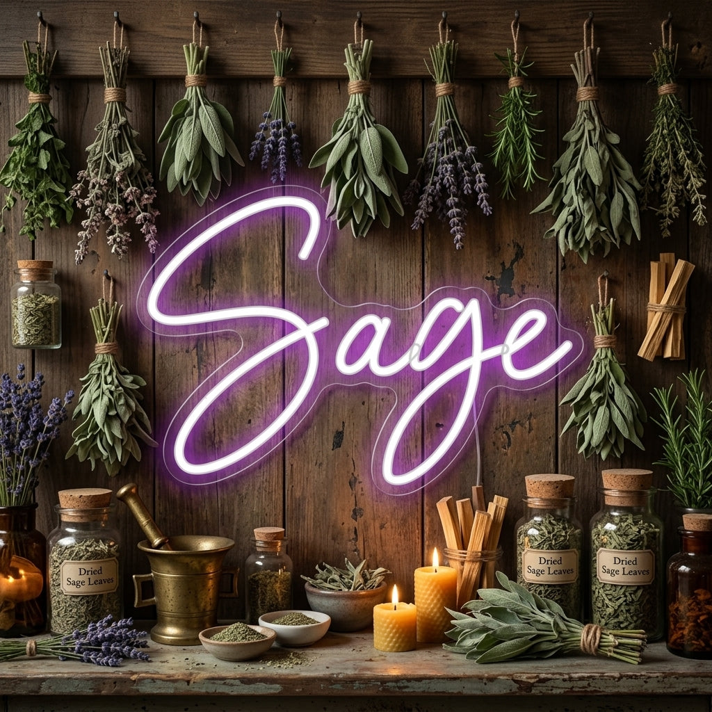 Custom Neon: Sage