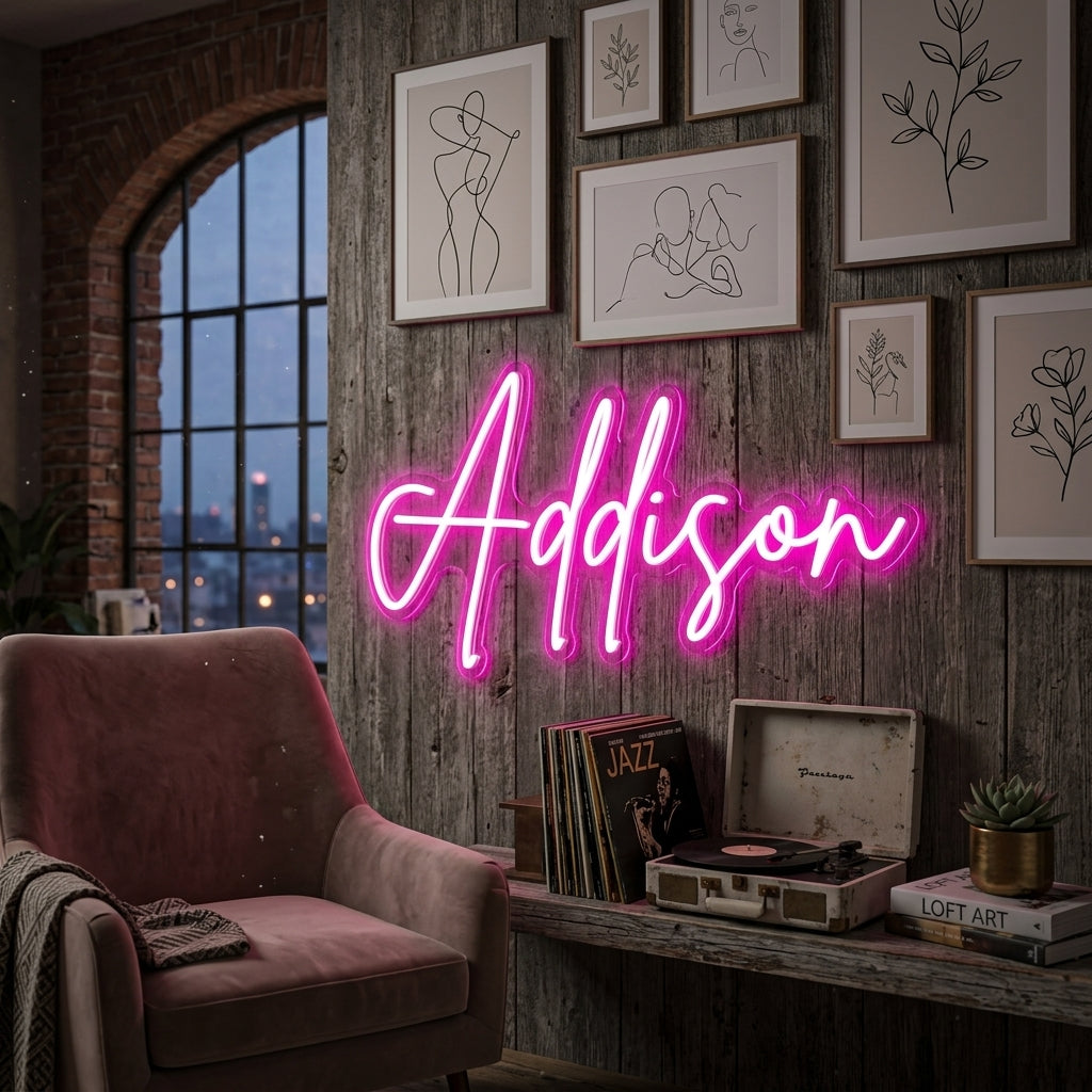 Custom Neon: Addison