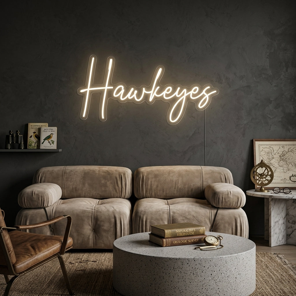 Custom Neon: Hawkeyes