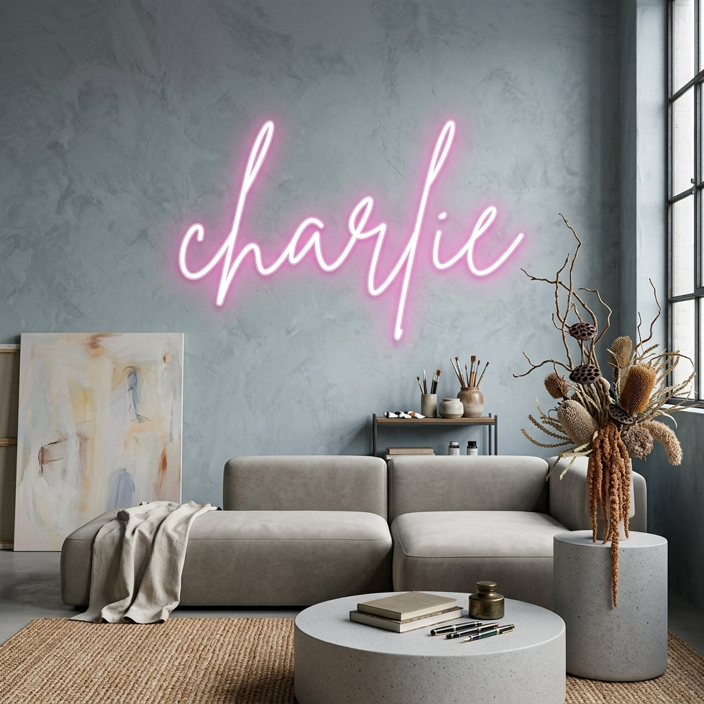 Custom Neon: charlie