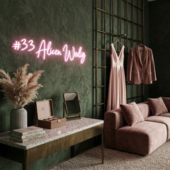Custom Neon: #33 Alicen We...