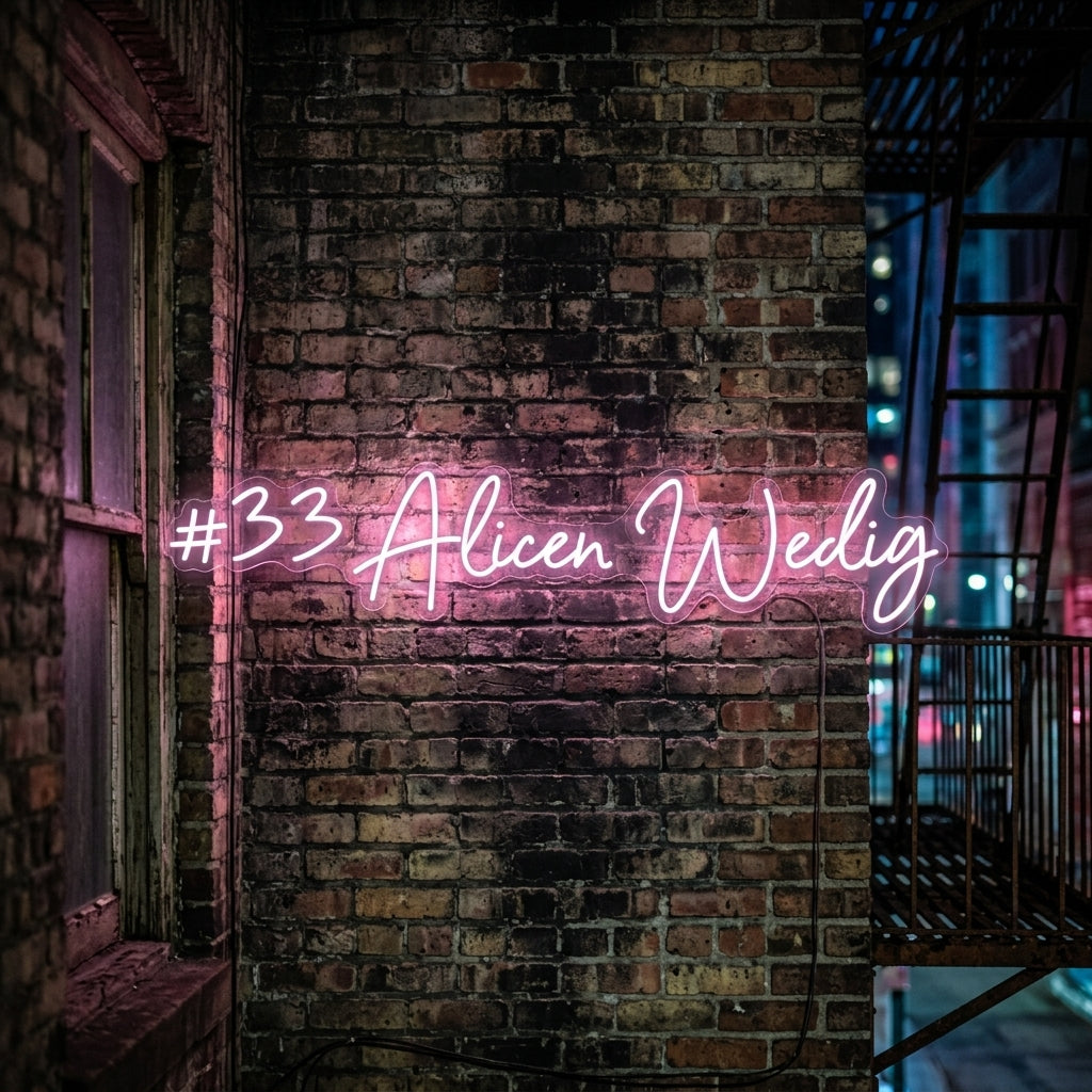 Custom Neon: #33 Alicen We...