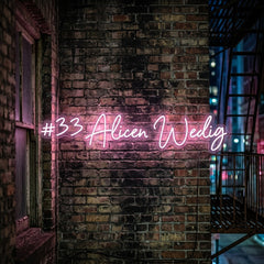 Custom Neon: #33 Alicen We...