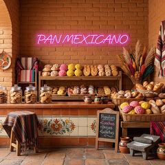 Custom Neon: PAN MEXICANO