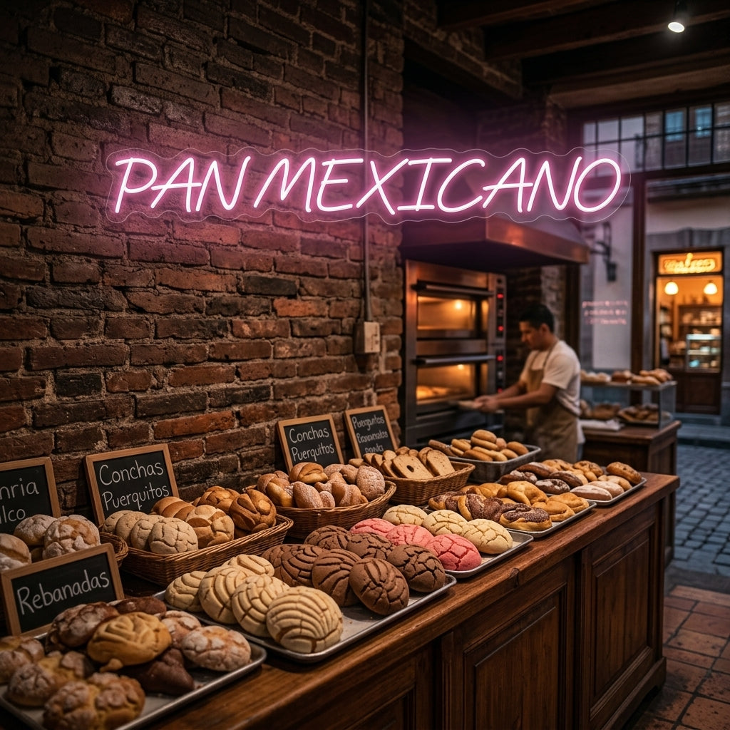 Custom Neon: PAN MEXICANO