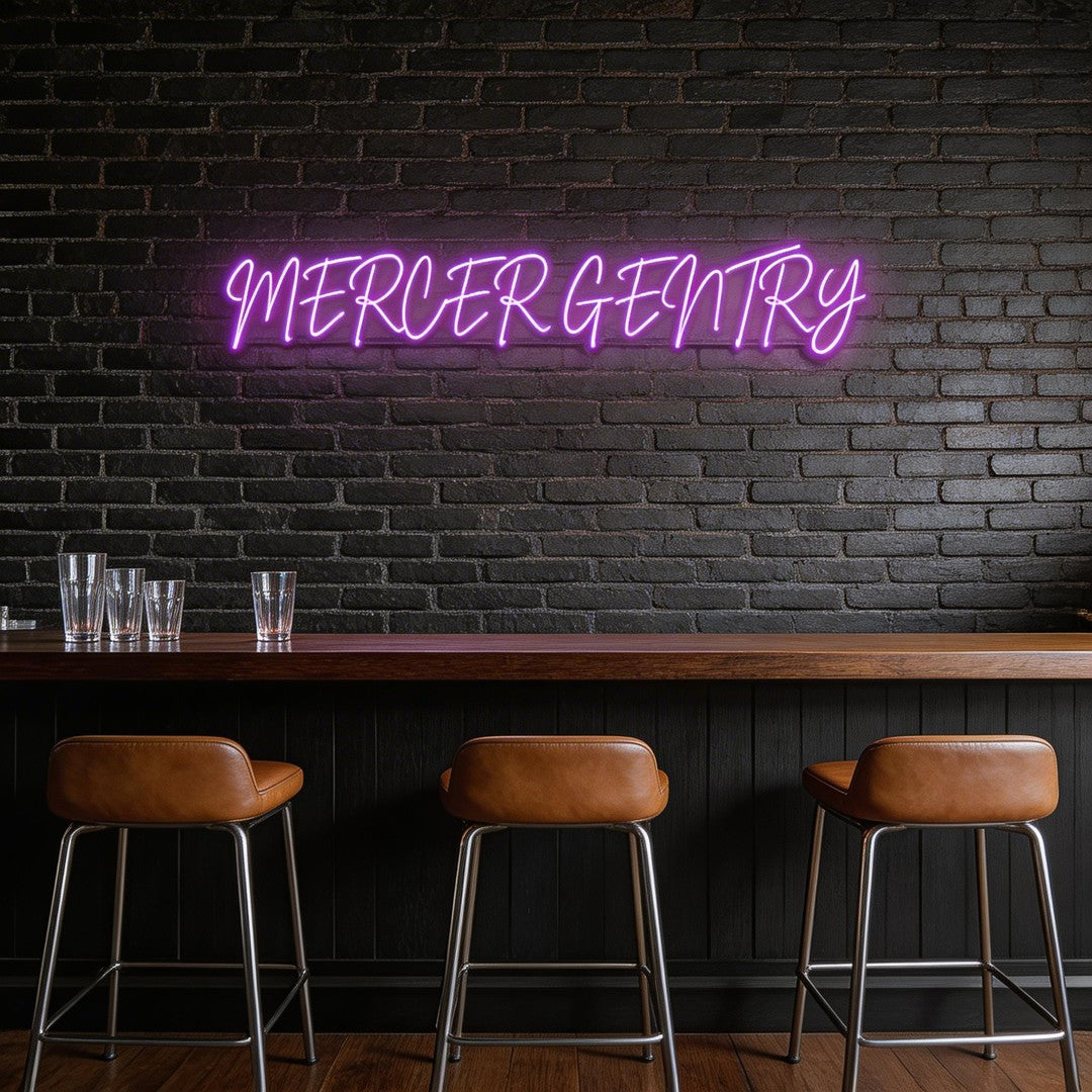 Custom Neon: MERCER GENTRY