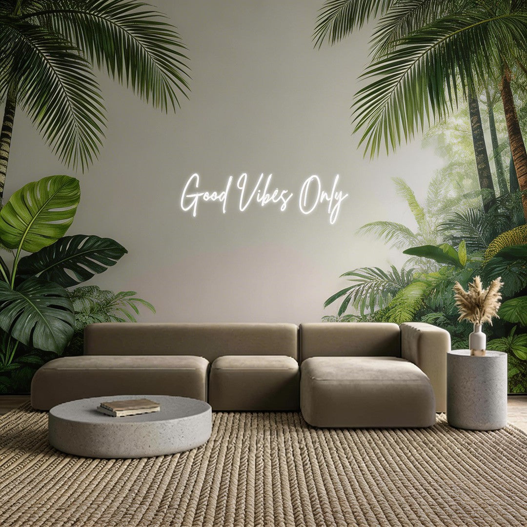 Custom Neon: Good Vibes Only