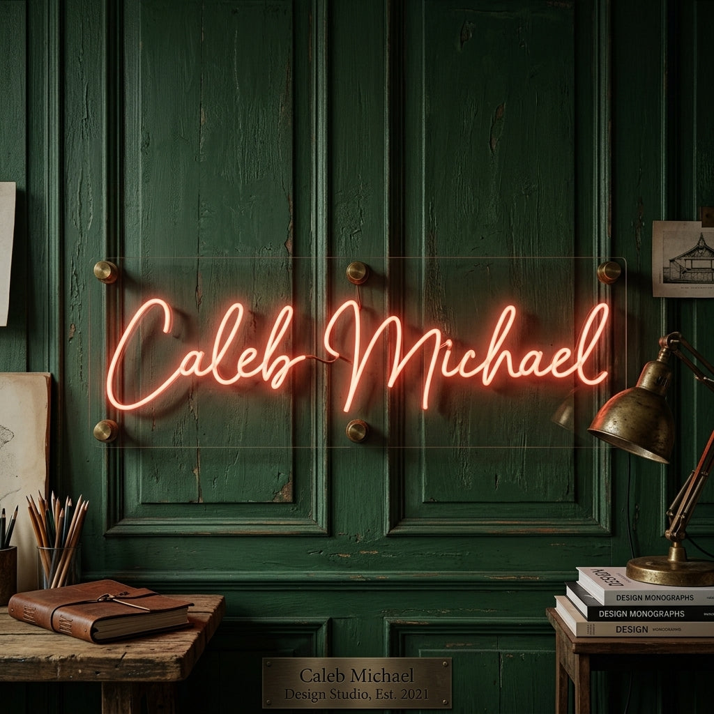 Custom Neon: Caleb Michael
