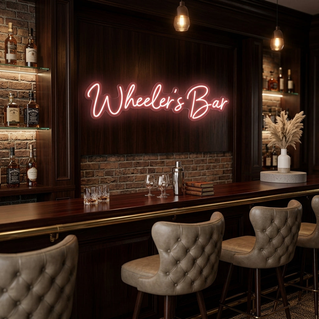 Custom Neon: Wheeler's Bar