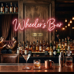 Custom Neon: Wheeler's Bar