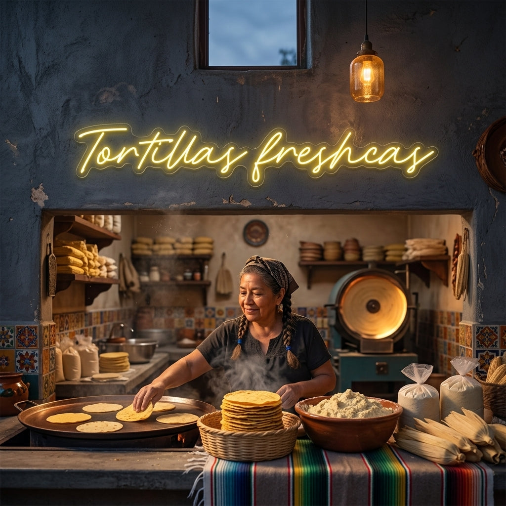 Custom Neon: Tortillas fre...