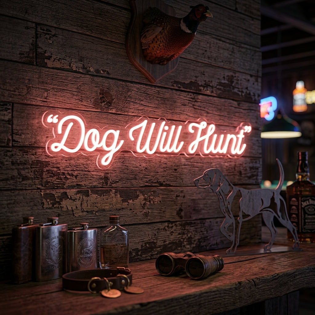 Custom Neon: “Dog Will Hunt”