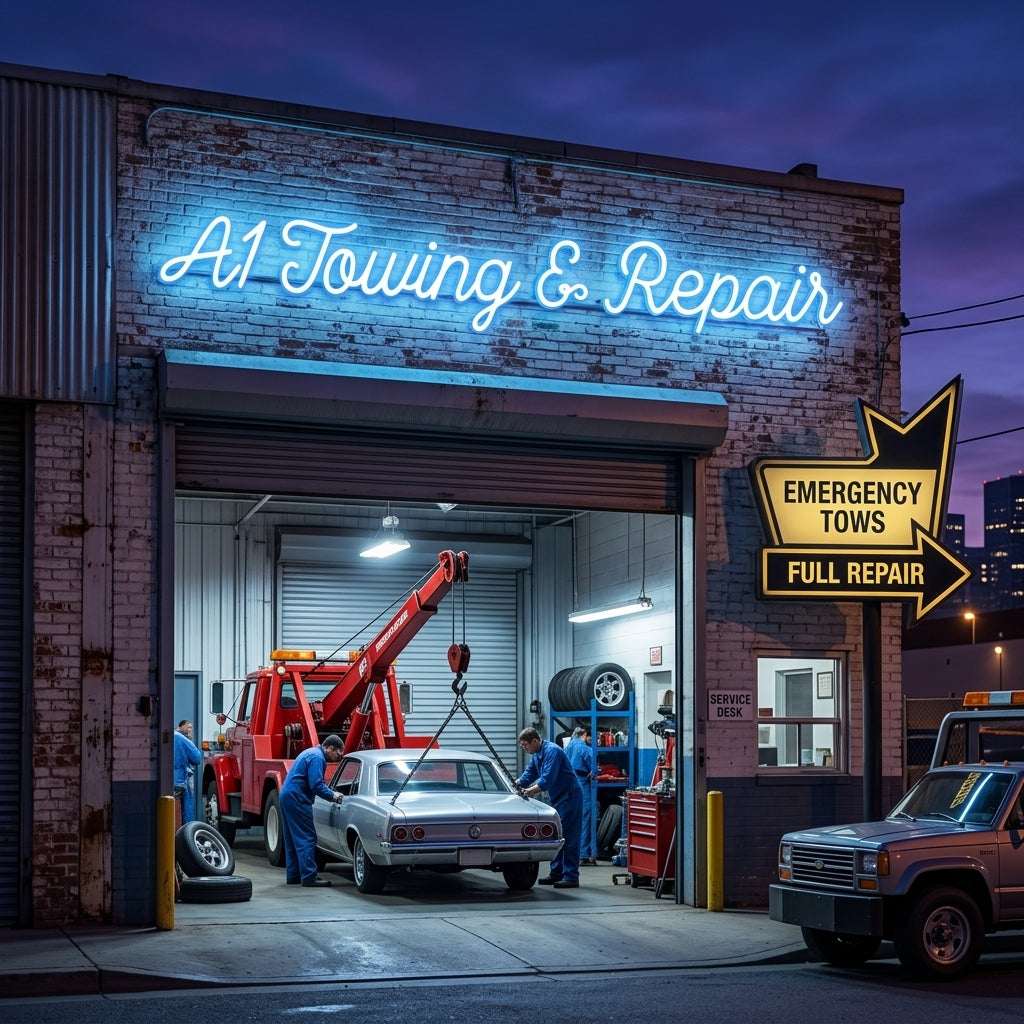 Custom Neon: A1 Towing & R...