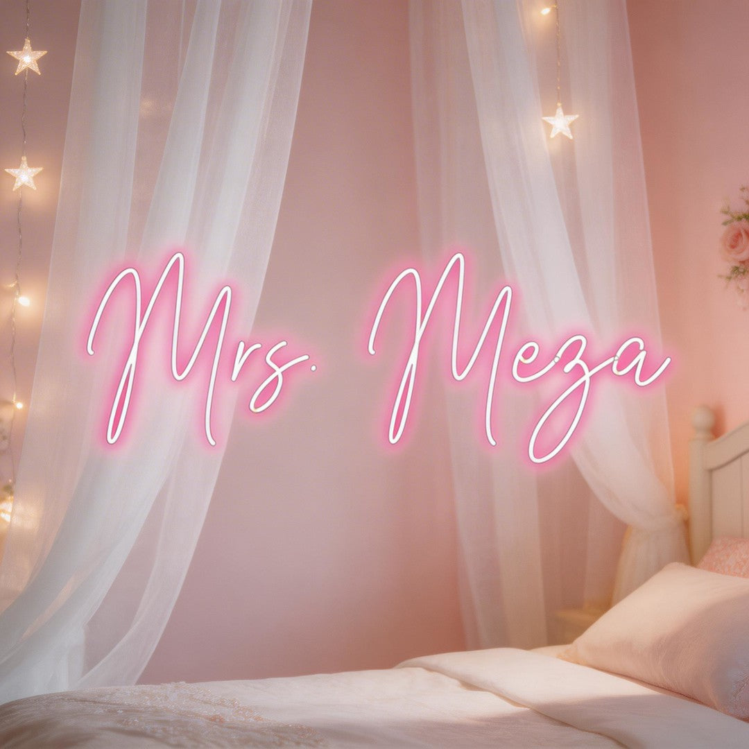 Custom Neon: Mrs. Meza