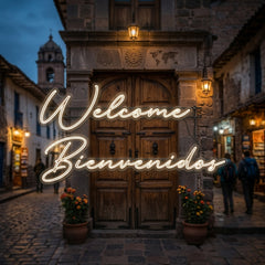 Custom Neon: Welcome Bien...