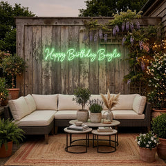 Custom Neon: Happy Birthda...