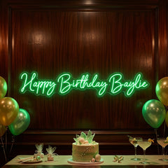 Custom Neon: Happy Birthda...