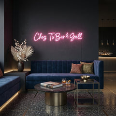 Custom Neon: Chez T's Bar...