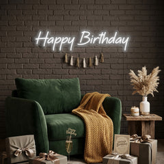 Custom Neon: Happy Birthday