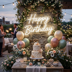 Custom Neon: Happy Birthday