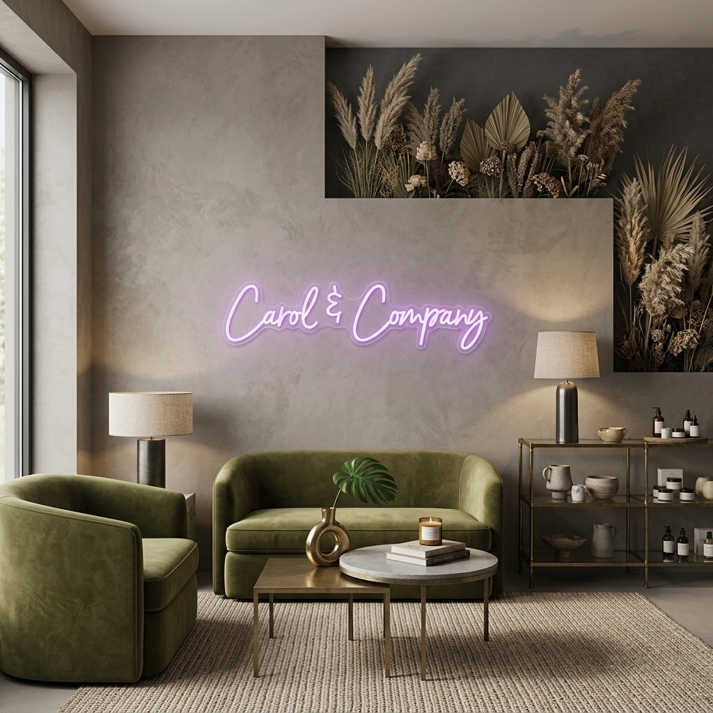 Custom Neon: Carol & Company