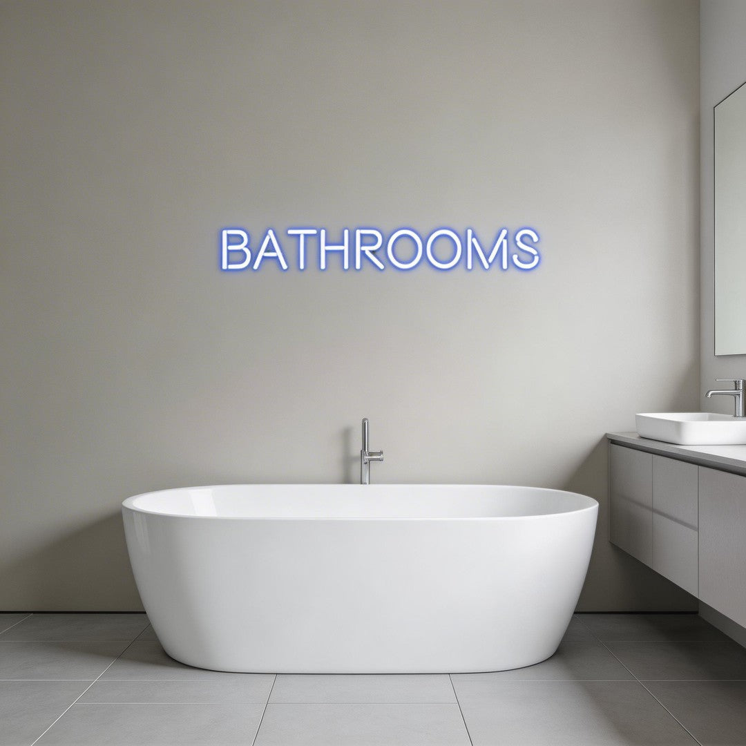 Custom Neon: Bathrooms