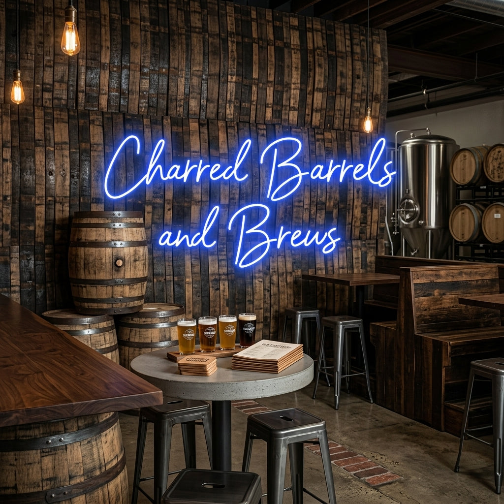 Custom Neon: Charred Barre...