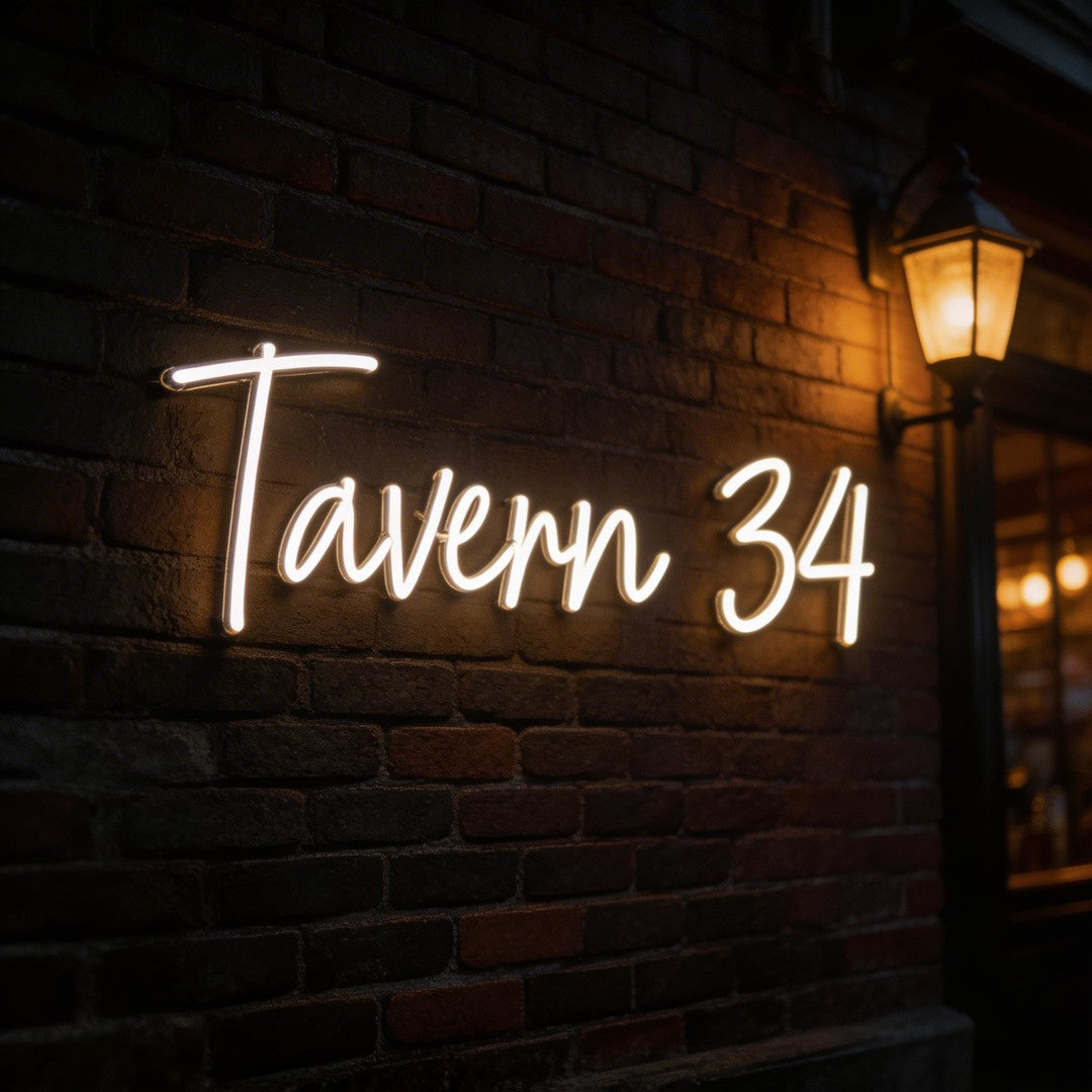 Custom Neon: Tavern 34