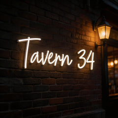 Custom Neon: Tavern 34