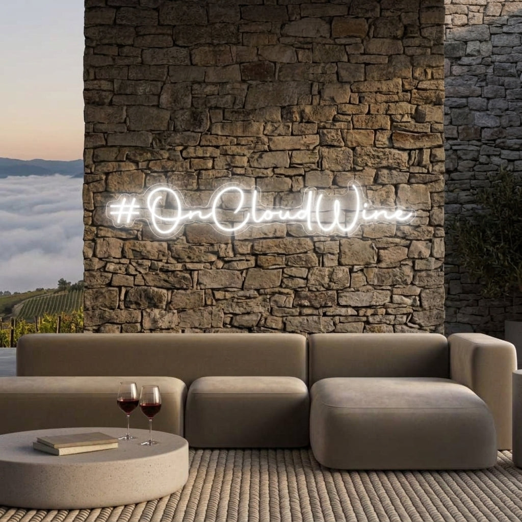 Custom Neon: #OnCloudWine