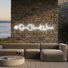 Custom Neon: #OnCloudWine