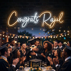 Custom Neon: Congrats Rajul