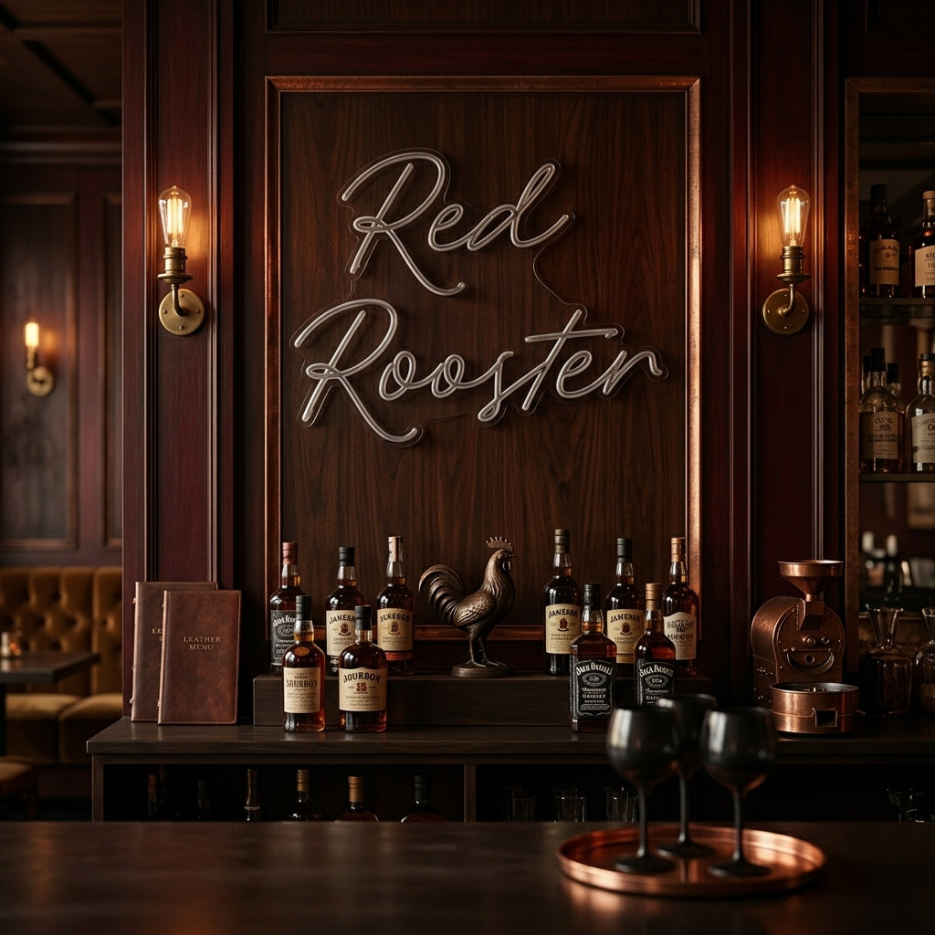Custom Neon: Red Rooster